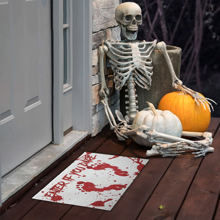 Halloween deurmat detail