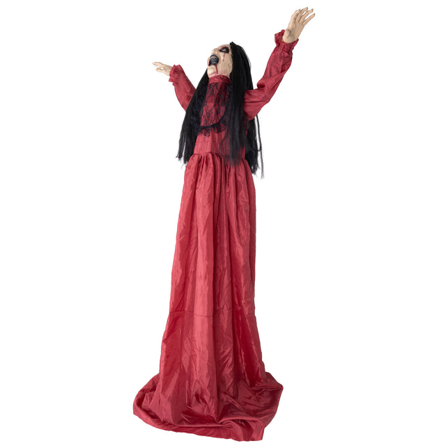 Halloween animatronic gebroken rug sfeerbeeld