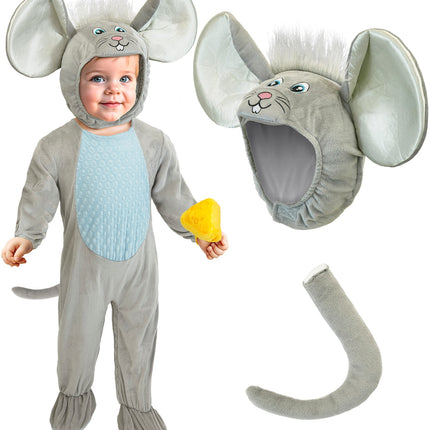 Muis jumpsuit voor kinderen zijaanzicht – kostuums
