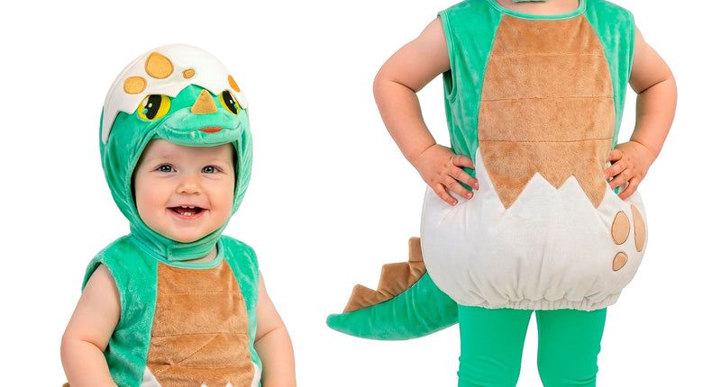 Dinosaurus baby kostuum voor jongens vooraanzicht – kostuums