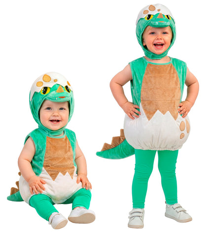 Dinosaurus baby kostuum voor jongens vooraanzicht – kostuums