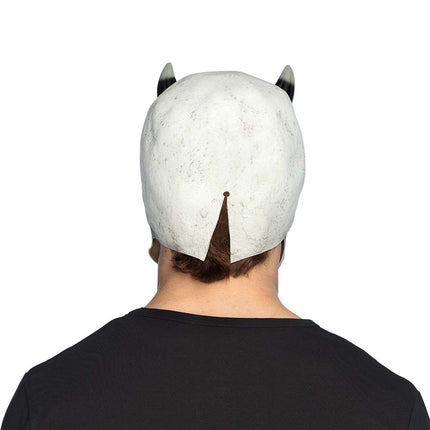 Latex hoofdmasker Duivel schedel — foto 4