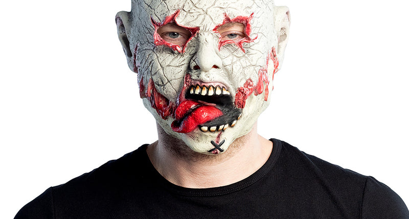 Latex hoofdmasker Undead