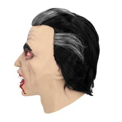 Latex hoofdmasker Graaf Vamp — foto 3