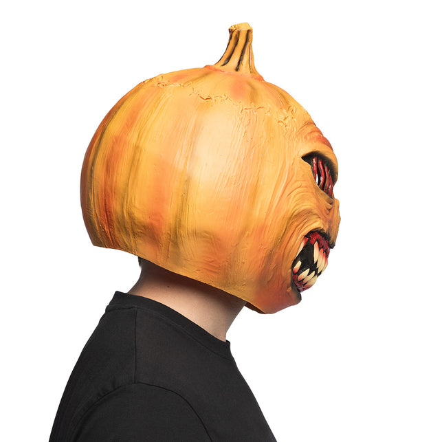 Gruwelijk pompoenmasker latex