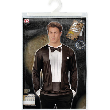 3D smoking shirt compleet, nep galapak fotoprint t-shirt volwassenen