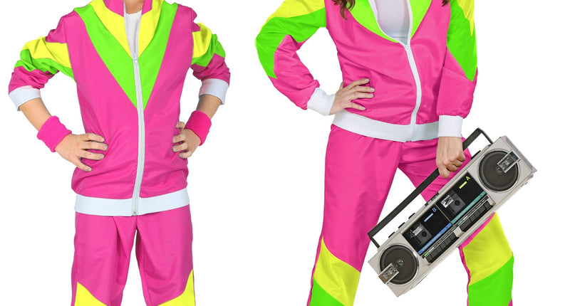 Jaren 80 schelp kostuum colbert voor kinderen vooraanzicht – verkleedkleding
