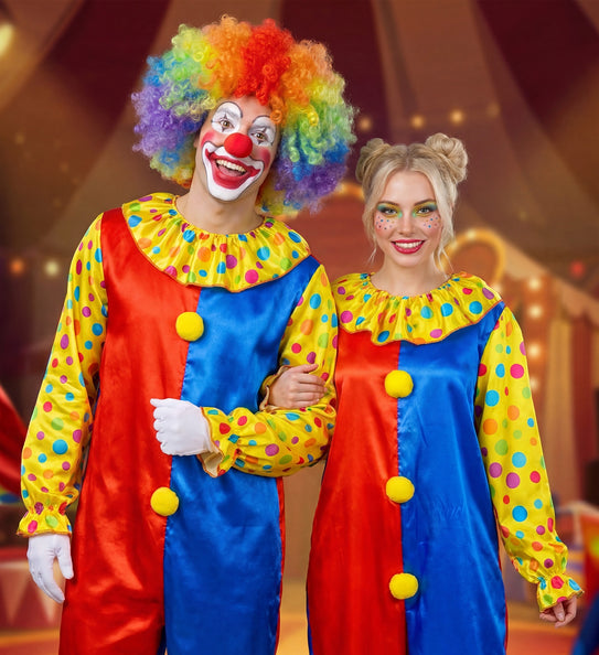 Clowns jumpsuit voor volwassenen productfoto – kostuums