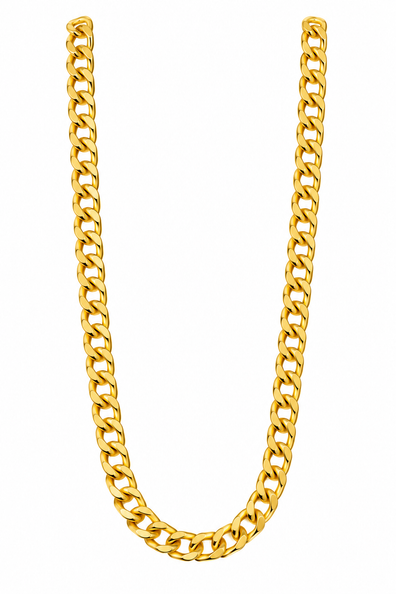 Pimp-Halskette aus gefälschtem Gold, feines Modell