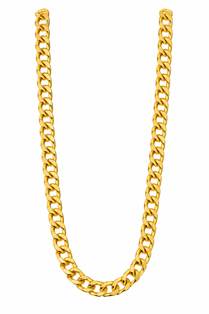 Pimp-Halskette aus gefälschtem Gold, feines Modell