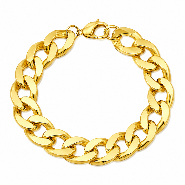 Pimp-Armband aus gefälschtem Gold, grobes Modell