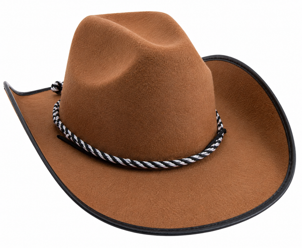 Cowboyhut Martijn in Schwarz oder Braun