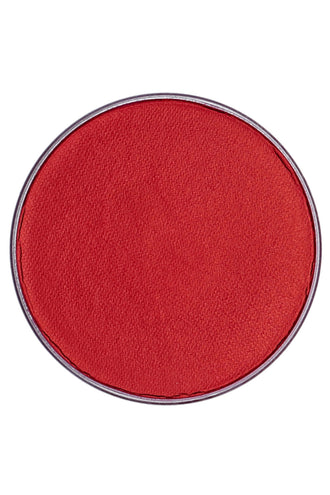 Aqua schmink kersen rood 040 Superstar, kersenrode waterschmink als gladde schijf in rond bakje