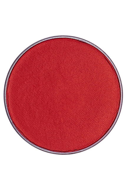 Aqua schmink kersen rood 040 Superstar, kersenrode waterschmink als gladde schijf in rond bakje