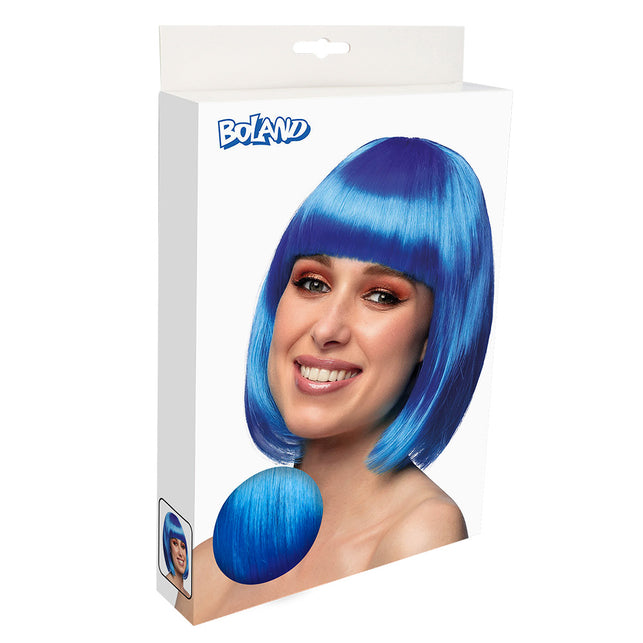 Boland Boblijn pruik Cabaret blauw