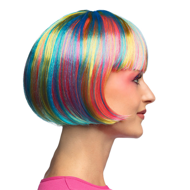 Boland Boblijn pruik Pebbles multi kleur