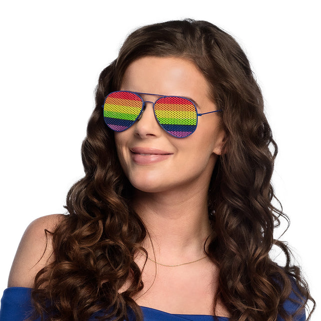 Boland Bril regenboog glazen Rock