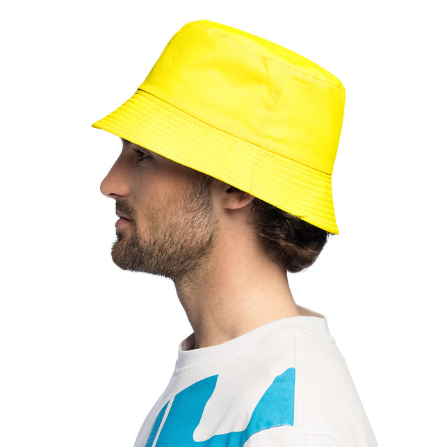 Boland Bucket hat Rave neongeel