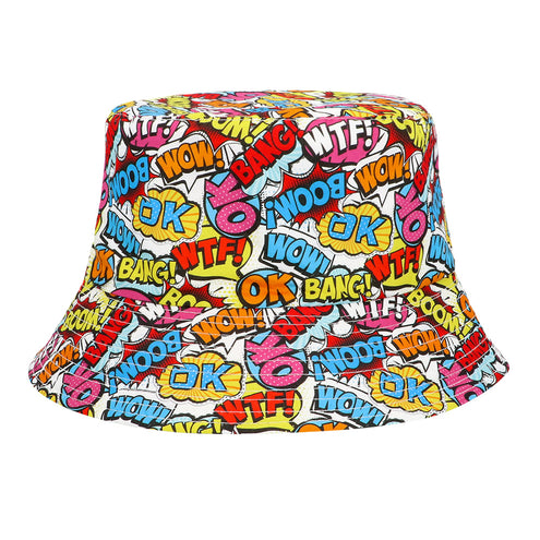 Boland Bucket hat Rave pop art