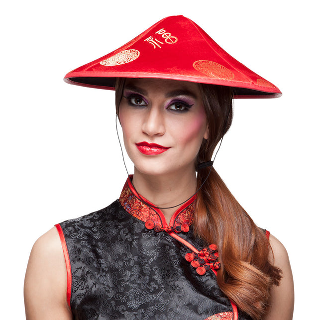 Boland Chinese hoed rood Changchang