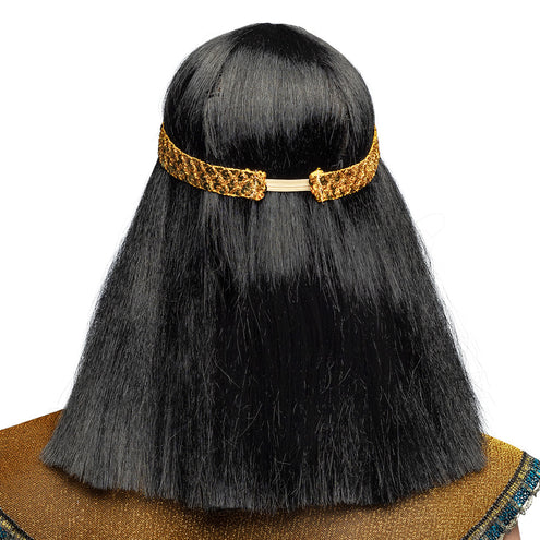 Boland Cleopatra pruik met gouden haarband
