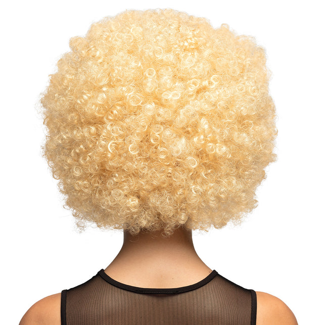 Boland Clown pruik afro krullen Groove blond