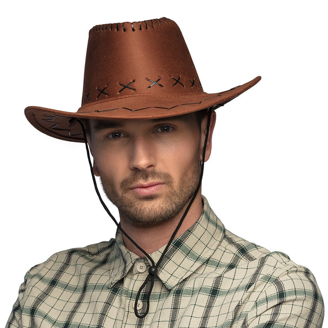 Boland Cowboyhoed Elroy bruin