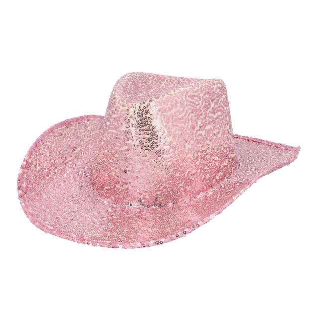 Boland Cowboyhoed Rodeo Party roze