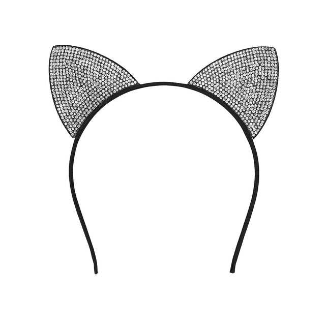 Boland Diadeem katten oren glitter