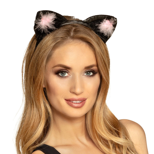 Boland Diadeem Kattenoren met pluche
