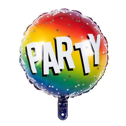 Boland Folieballon Rainbow 'Party'