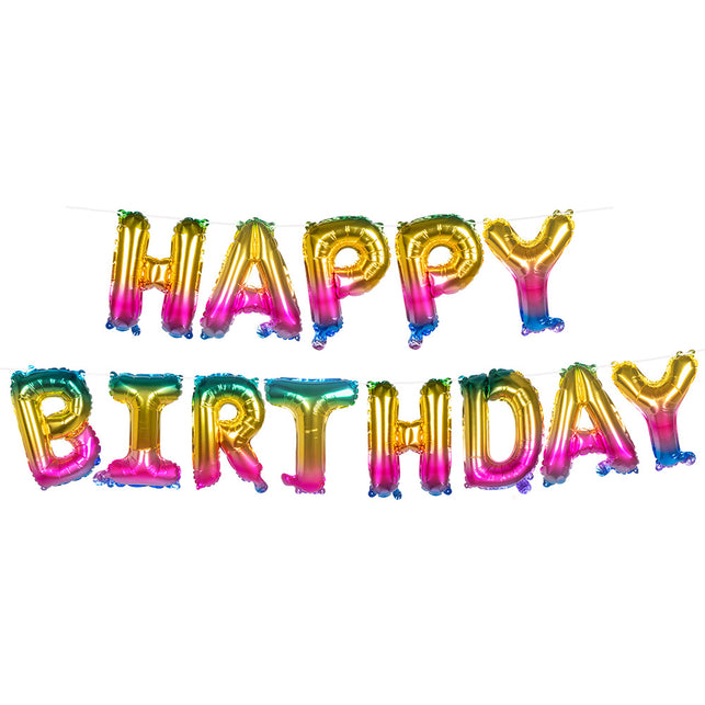 Boland Folieballonslinger 'Happy birthday'