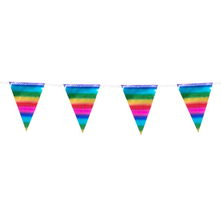 Boland Folieminivlaggenlijn regenboog