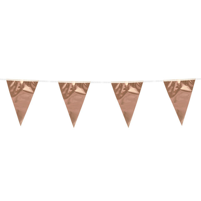 Boland Folievlaggenlijn Metallic rosegoud