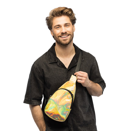 Boland Gouden crossbody tas Holo (holografisch)