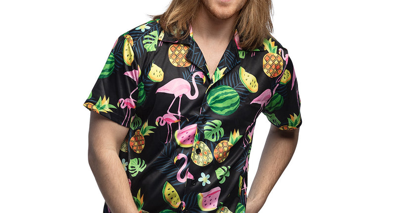 Boland Hawaii shirt heren Swinging flamingo
