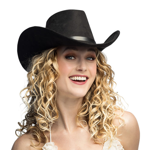 Boland Hoed cowboy Bronco zwart