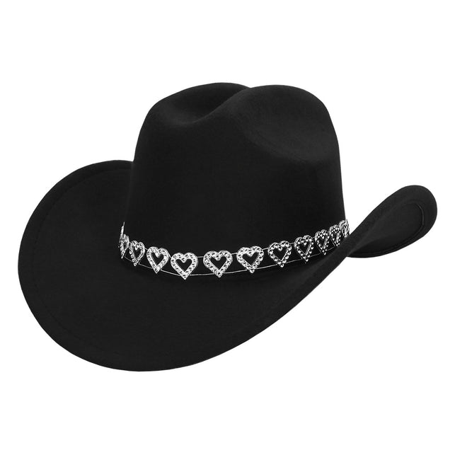 Boland Hoed cowboy Jamie zwart