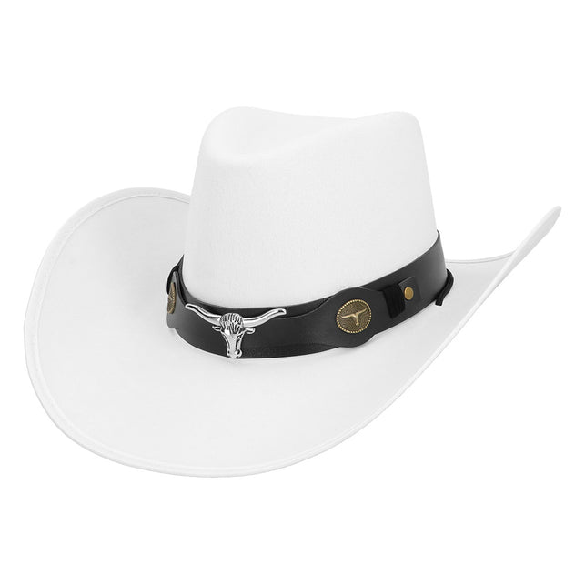 Boland Hoed cowboy Wyatt wit