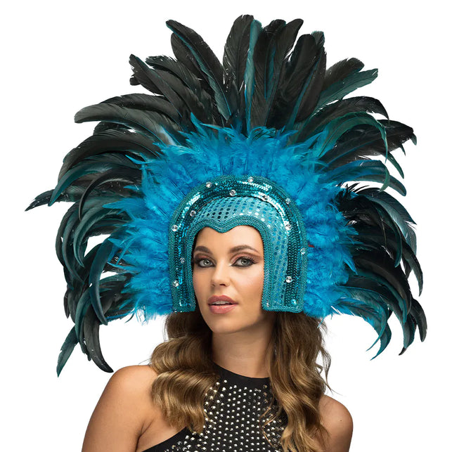 Boland Hoofdtooi Samba turquoise