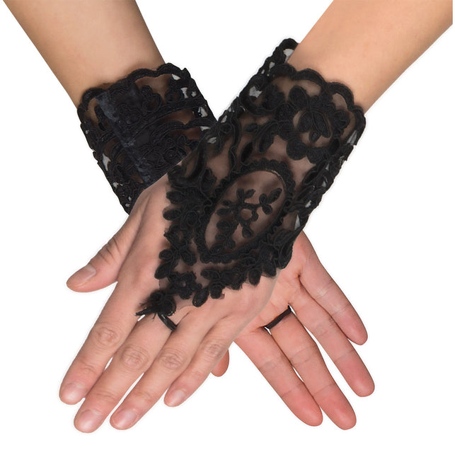 Boland Kanten handschoenen Florence zwart
