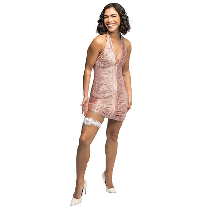 Boland Kousenband 'Bride' wit