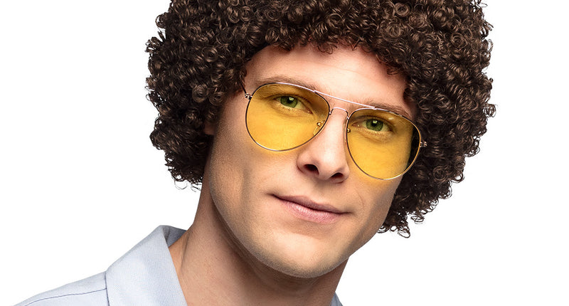 Boland Krullen pruik Ricardo donkerbruin