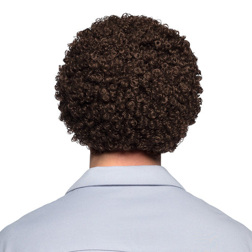 Boland Krullen pruik Ricardo donkerbruin