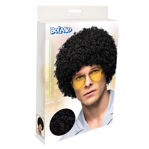 Boland Krullen pruik Ricardo zwart