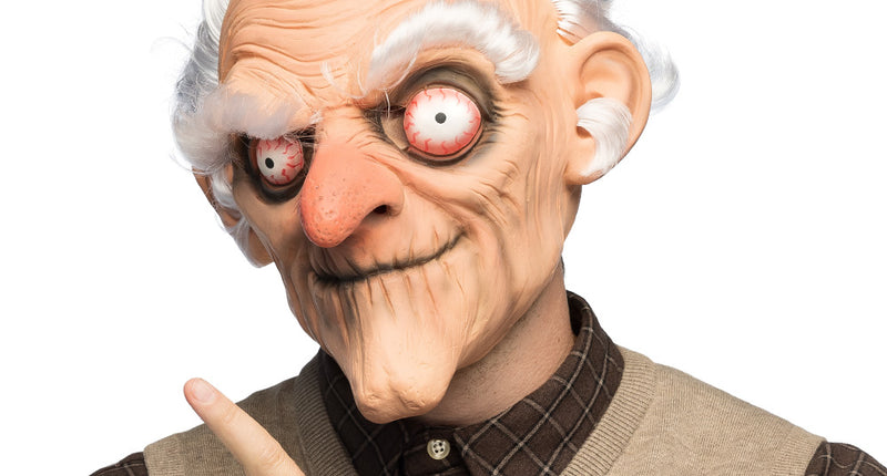 Boland Latex hoofdmasker Grumpy dwerg