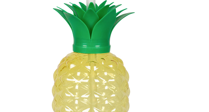Boland LED beker Ananas met rietje