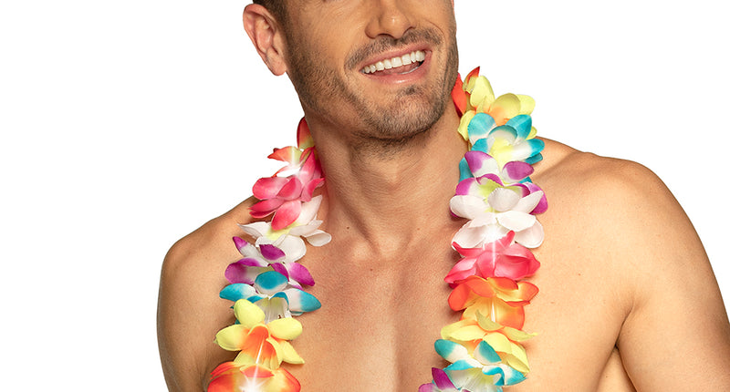 Boland LED hawaïkrans Zomerflits met lampjes