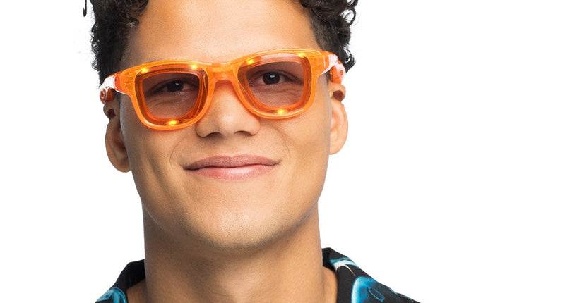 Boland LED partybril Blink oranje
