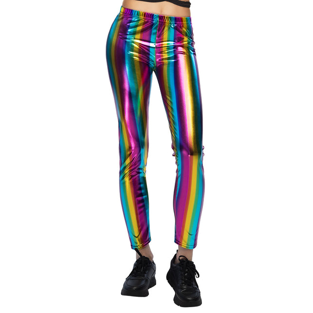 Boland Legging Metallic regenboog
